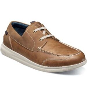 Nunn Bush Tan Leather Boat Shoes